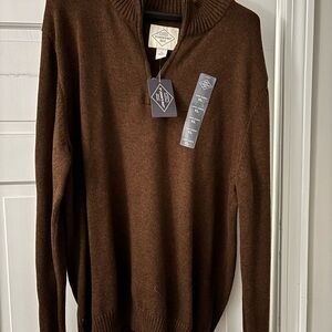 St. John's Bay Men's Chocolate Brown Pullover